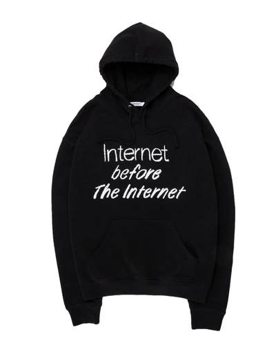 Pre-owned Colette Mon Amour  The Internet Before The Internet Hoodie Black
