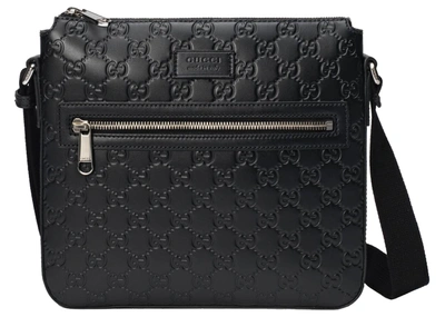 Pre-owned Gucci  Signature Messenger Black