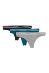Calvin Klein Comfort Thong In Bqz Frost Grey