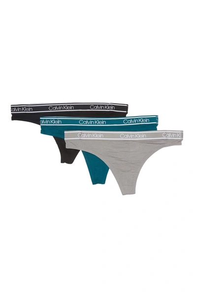 Calvin Klein Comfort Thong In Bqz Frost Grey