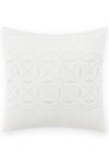 Laura Ashley Annabella White 16" X 16" Decorative Pillow In White