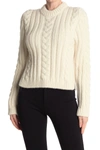 GANNI CABLE KNIT PULLOVER,5710958916272