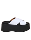 MARNI SANDALS IN LEATHER WITH PLATFORM,11703483