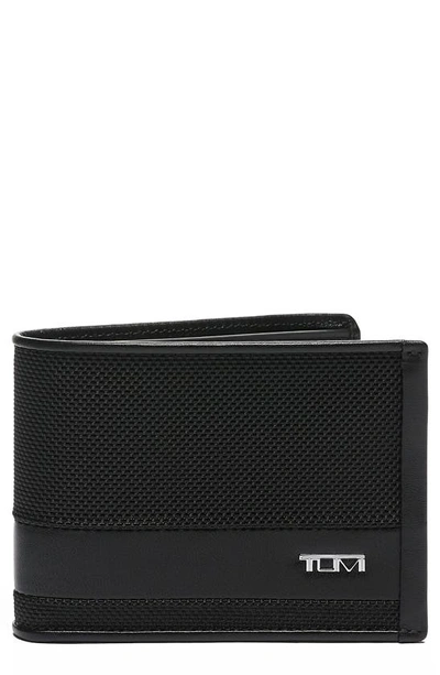 Tumi Alpha Ballistic Nylon Wallet In Black