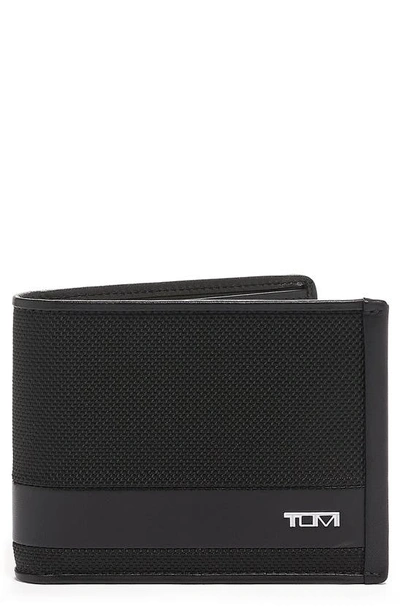 Tumi Alpha Global Removable Passcase Wallet In Black