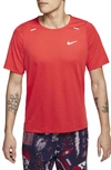 Nike Men's Rise 365 Dri-fit Running Tee In Chile Red