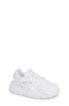 Nike Huarache Run Little Kids' Shoes In White,pure Platinum,white