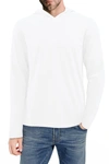 X-ray Knit Long Sleeve Hoodie In White