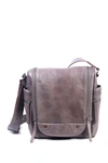 Old Trend Rock Hill Leather Crossbody Bag In Taupe