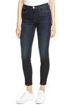 Frame Le High Slit Hem Ankle Skinny Jeans In Copa