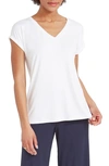 NIC + ZOE EAZE V-NECK T-SHIRT,M201029