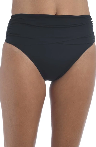 LA BLANCA LA BLANCA ISLAND GODDESS OVERLAP BIKINI BOTTOMS,LB1IG97