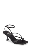 Jeffrey Campbell Fluxx-j Embellished Strappy Sandal In Black