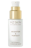 MZ SKIN BRIGHTEN & PERFECT 10% VITAMIN C CORRECTIVE SERUM,MZ-200521