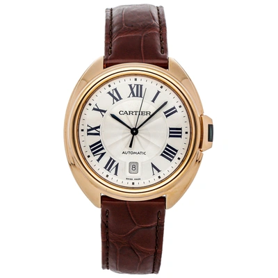 Pre-owned Cartier Wgcl0004 Men's Wristwatch 40 Mm In Silver