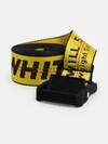 OFF-WHITE YELLOW INDUSTRIAL BELT