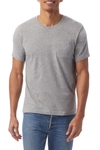 Alternative Go To Pocket T-shirt In Heather Grey