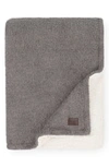 Ugg ® Ana Faux Shearling Throw In Charcoal