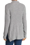 Abound Cozy Mock Neck Dolman Tunic Sweater In Grey Heather