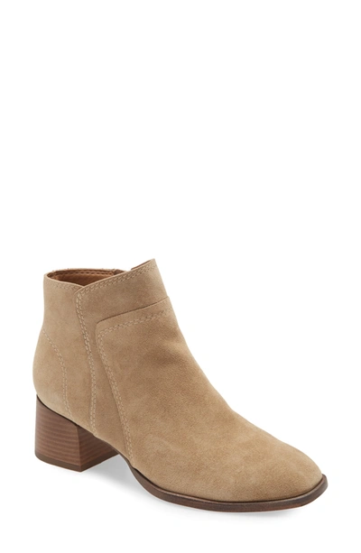Lucky Brand Lilka Suede Bootie In Dune Suede