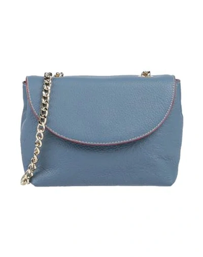 Franco Pugi Handbags In Slate Blue