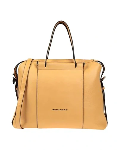 Piquadro Handbags In Ocher