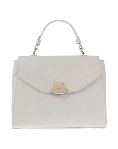 19v69 By Versace Handbags In Ivory