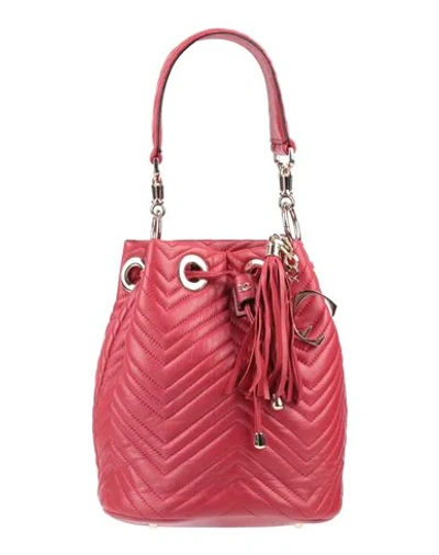 La Carrie Handbags In Red