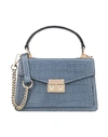 Tuscany Leather Handbags In Slate Blue