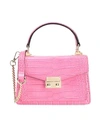 Tuscany Leather Handbags In Pink