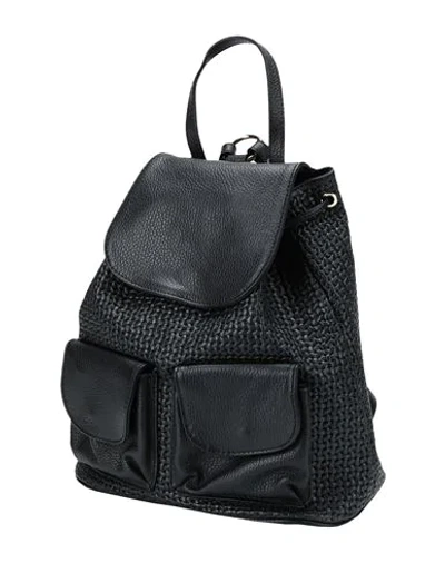 Tuscany Leather Backpacks In Black