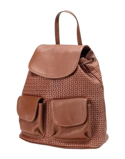 Tuscany Leather Backpacks In Tan