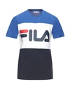 Fila T-shirts In Blue