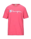 Champion T-shirts In Pink