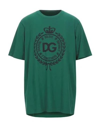 Dolce & Gabbana T-shirt In Dark Green