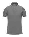 Alpha Studio Polo Shirts In Grey