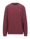 LYLE & SCOTT LYLE & SCOTT MAN SWEATSHIRT BURGUNDY SIZE XS COTTON,12333190EO 6