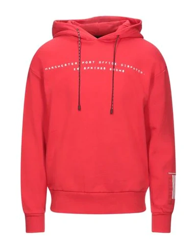 Pmds Premium Mood Denim Superior Sweatshirts In Red