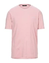 Ermenegildo Zegna T-shirts In Pink
