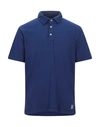 Original Vintage Style Polo Shirt In Blue