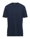 Drumohr T-shirts In Dark Blue