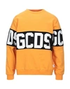 Gcds Sweatshirt In Orange