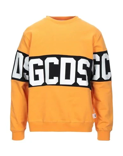 Gcds Sweatshirt In Orange