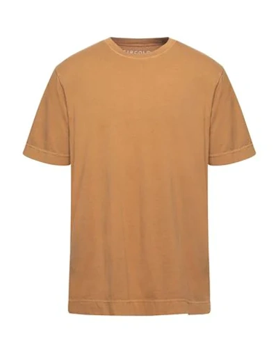 Circolo 1901 1901 T-shirts In Ocher