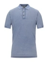 Alpha Studio Polo Shirts In Lilac