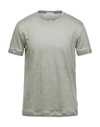 Paolo Pecora T-shirts In Military Green