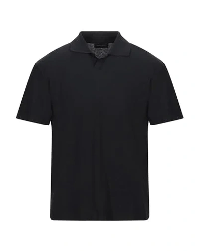 Roberto Collina Short-sleeved Polo In Blue