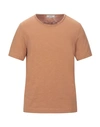 Alpha Studio T-shirts In Beige