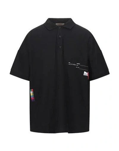 Burberry Polo Shirt In Black