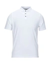 Alpha Studio Polo Shirts In White